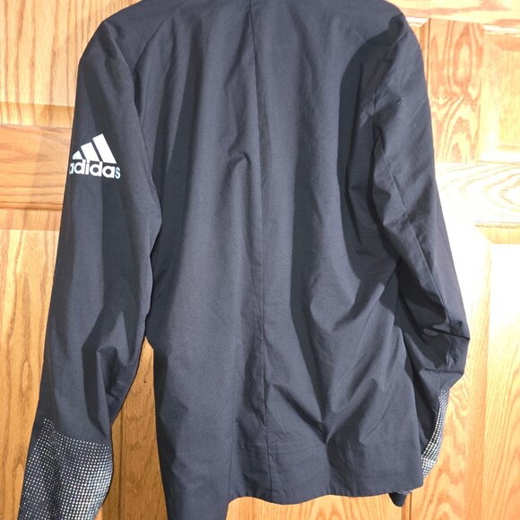 Adidas Climaheat running Jacket Mens Medium Black - Picture 2 of 2
